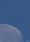 Mond begegnet Mars 