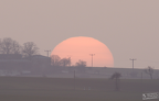 Sonnenuntergang bei Meißen