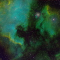 NGC 7000 und IC 5070 NASA Palette